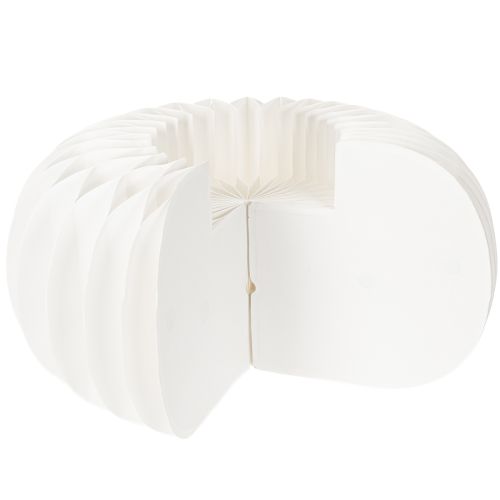 Obrączka papierowa w kształcie plastra miodu, dynia, okrągła, duża, do suszonych kwiatów i jesiennych dekoracji, 24 cm, 4 szt. | Floristik24.pl