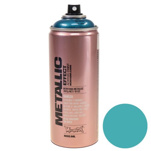 Floristik24 Farba w sprayu z efektem metalicznym w sprayu niebieska karaibska 400ml