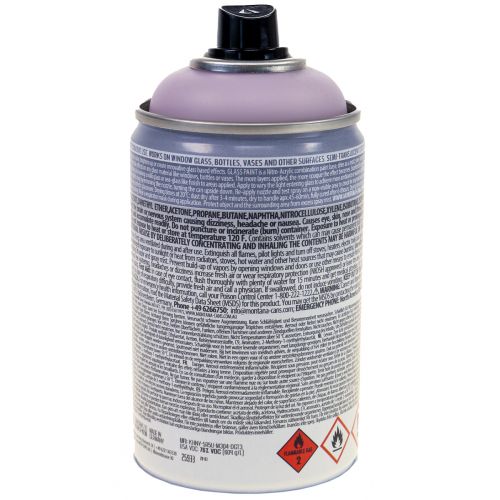 Floristik24 Farba w sprayu z efektem szkła Farba w sprayu w sprayu do szkła różowy mat 250ml