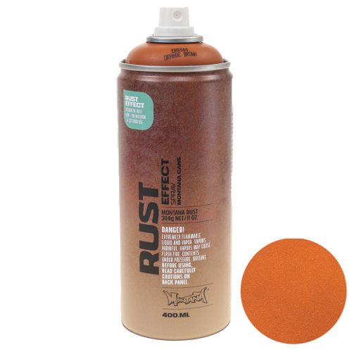 Rdza w sprayu efekt rdzy wewnątrz/na zewnątrz pomarańczowo-brązowy 400ml