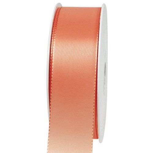 Floristik24 Wstążka prezentowa i dekoracyjna 40mm x 50m morelowa
