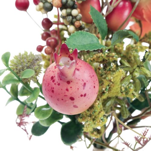 Floristik24 Sztuczny bukiet kwiatów physalis kula ziemska oset dekoracja granat 21cm