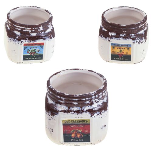 Produkt Cachepot ceramiczny garnek do dekoracji kuchni 7×7,5cm 3szt