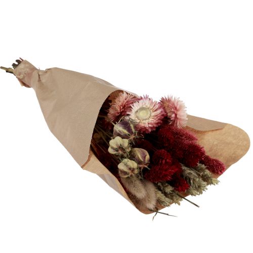 Produkt Bukiet suszonych kwiatów słomianych kwiatów Phalaris czerwony 30cm