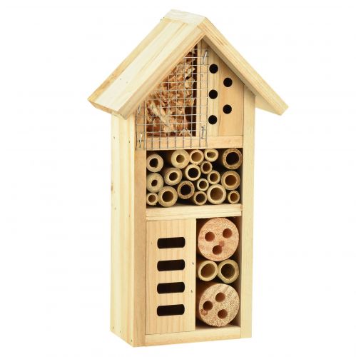 Produkt Hotel dla owadów Naturalny domek dla owadów z drewna 14cmx8cmx26cm