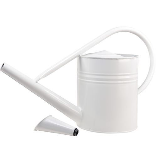 Floristik24 Konewka dekoracyjna metalowa konewka dekoracyjna biała 67cm 1 szt