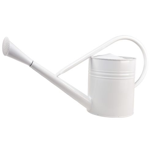 Floristik24 Konewka dekoracyjna metalowa konewka dekoracyjna biała 67cm 1 szt