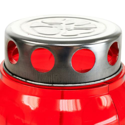 Produkt Znicze nagrobne czerwone krople znicze żałobne Ø9cm H17cm 4 szt