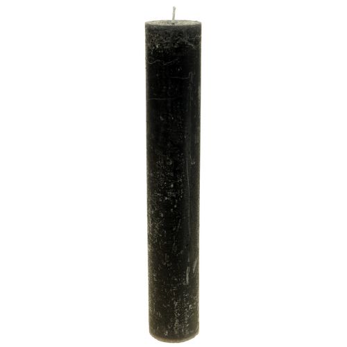 Produkt Świece duże, świece w sztyfcie, kolor antracytowy, 50x300mm, 4 sztuki