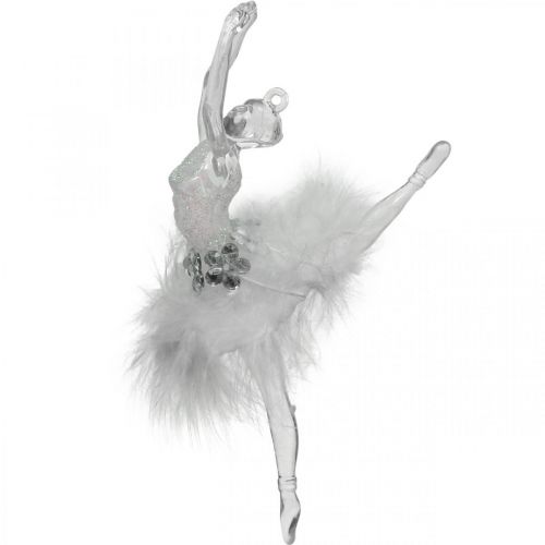 Floristik24 Ozdoby choinkowe, adwentowe, zawieszka baletnica 12,5-14cm 3szt