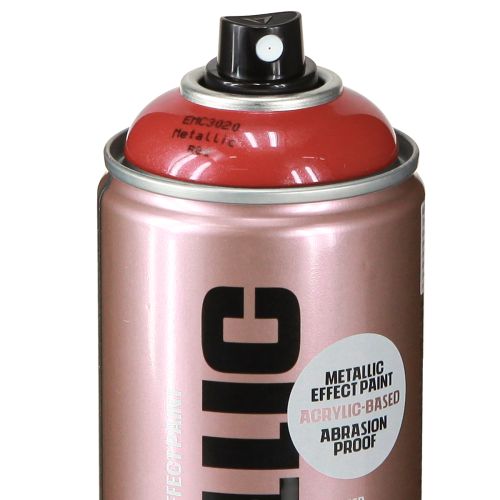Produkt Akrylowy spray metaliczny czerwony Montana Cans efekt sprayu 400ml