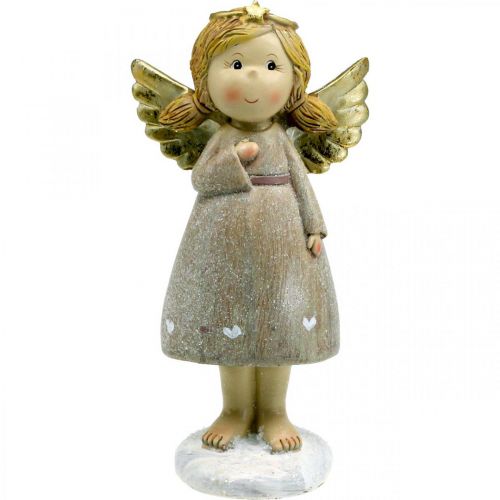 Floristik24 Dekoracja adwentowa, anioł stróż, anioł bożonarodzeniowy, figura anioła wys.24cm