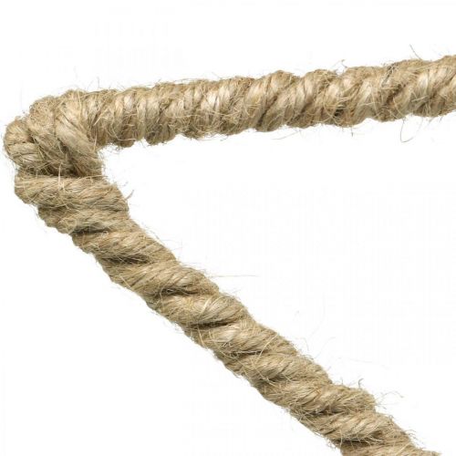 Floristik24 Dekoracja adwentowa, gwiazdka dekoracyjna, gwiazdka dekoracyjna jutowa szer. 31cm 4 szt