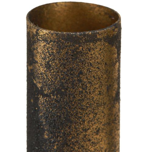 Produkt Świecznik adwentowy vintage złoty na świece w sztyfcie Ø23mm 4 sztuki