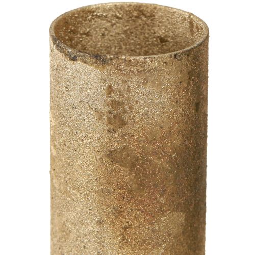 Produkt Świeczniki adwentowe na świece kijowe metalowe złote Ø23mm 4szt