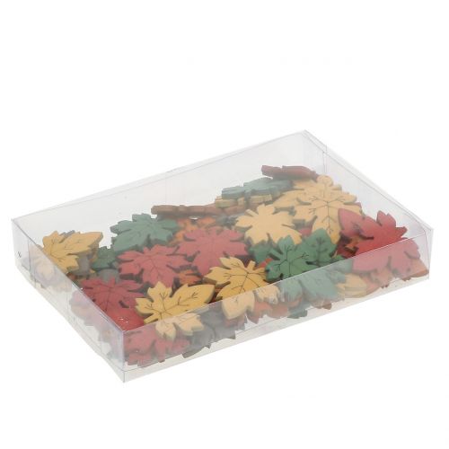 Floristik24 Liść klonu kolorowy do posypania 3,5cm 72 szt
