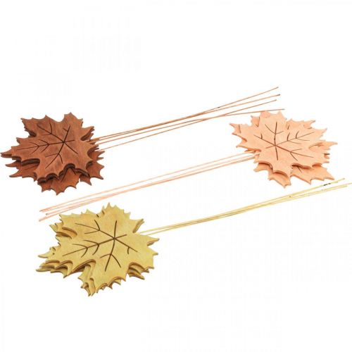 Produkt Jesienny kołek ogrodowy z drewna klonowego W9,5 cm Dł. 31 cm 12 sztuk
