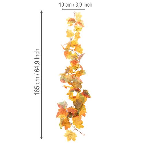 Produkt Sztuczna girlanda klonowa, jesienna dekoracja, 165 cm