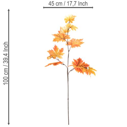 Produkt Sztuczna gałązka klonu jako dekoracja jesienna 100cm