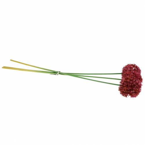 Floristik24 Allium ozdobne sztuczne Mauve Ø9cm H70cm 3szt.