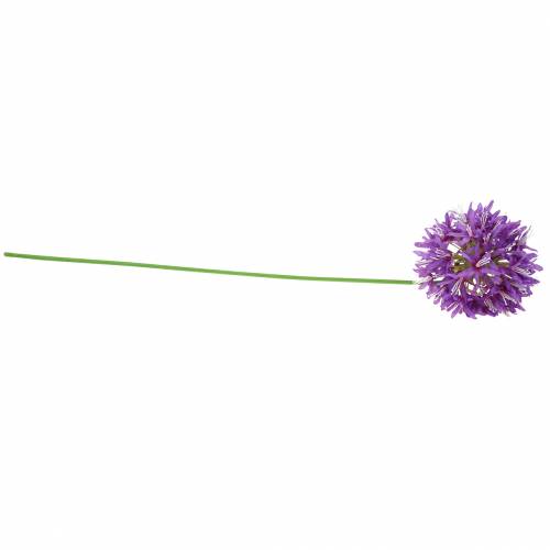 Floristik24 Ozdobne allium sztuczny fiolet Ø12cm W62cm