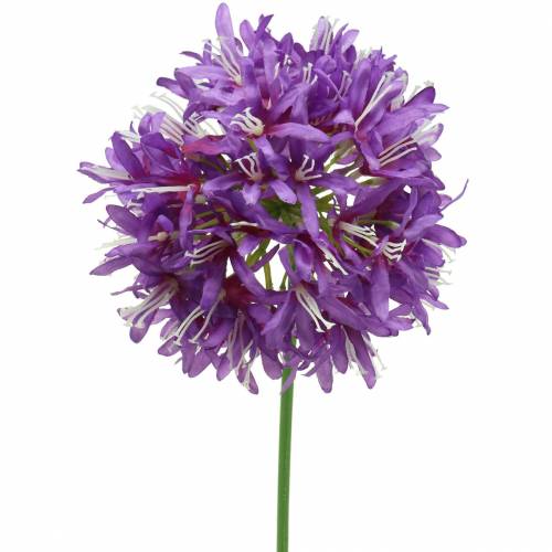 Allium ozdobne sztuczne fioletowe Ø12cm H62cm