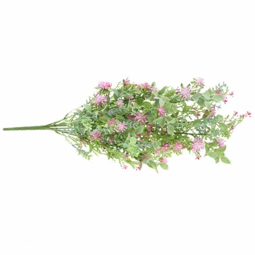 Floristik24 Bukiet z trawy i kwiatów sztuczny róż 53cm
