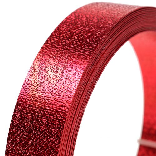 Produkt Taśma aluminiowa z drutu płaskiego czerwona 20mm 5m