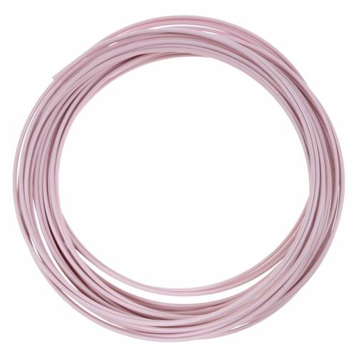 Floristik24 Drut aluminiowy Ø2mm pastelowy różowy 100g 12m