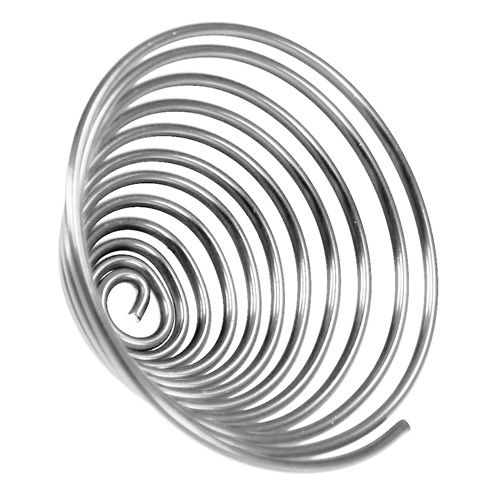 Floristik24 Śruba do drutu metalowa srebrna 2mm 120cm 2szt