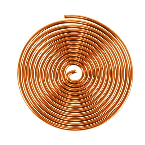 Floristik24 Aluminum Wire Screw Metal Screw Orange 2mm 120cm 2szt