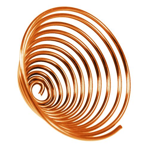 Floristik24 Aluminum Wire Screw Metal Screw Orange 2mm 120cm 2szt