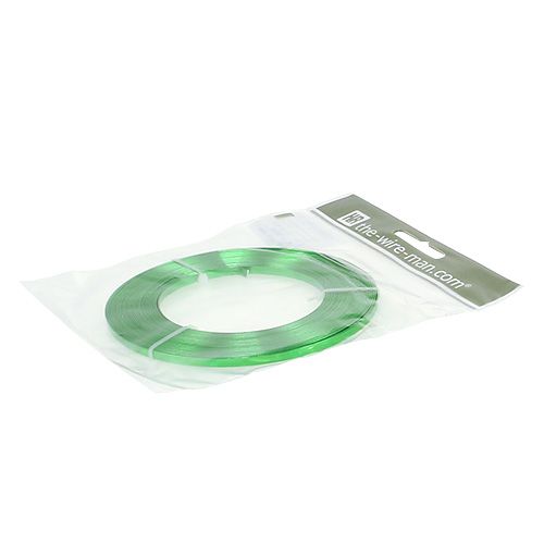 Produkt Drut aluminiowy płaski zielony jabłkowy 5mm 10m