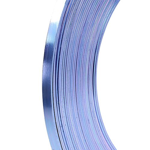 Drut płaski aluminiowy liliowy 5mm 10m