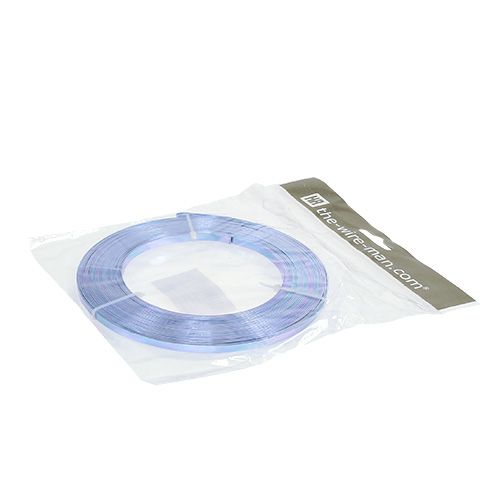 Floristik24 Drut aluminiowy płaski liliowy 5mm 10m