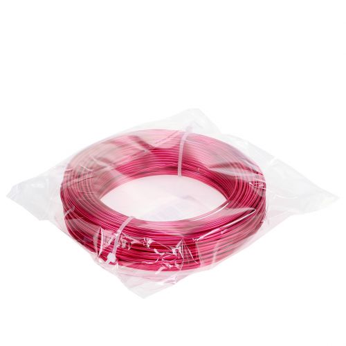 Produkt Drut aluminiowy Ø2mm Różowy 60m 500g