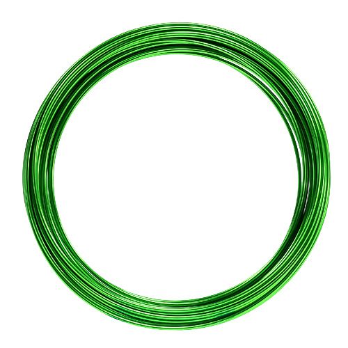 Floristik24 Drut aluminiowy 2mm 100g zielone jabłko