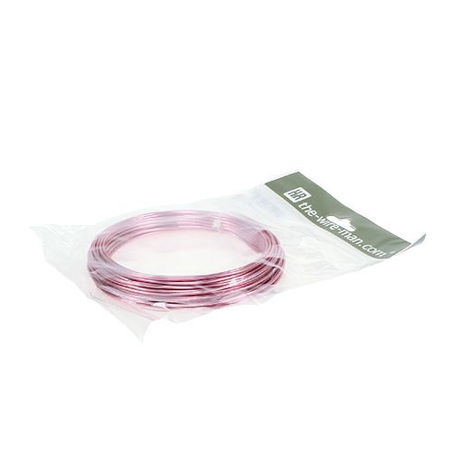 Produkt Drut aluminiowy 2mm 100g różowy