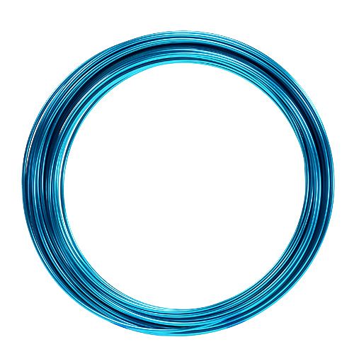 Drut aluminiowy 2mm 100g turkusowy