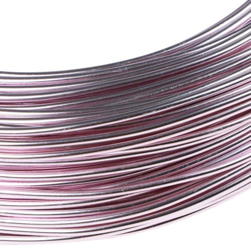 Produkt Drut aluminiowy Ø2mm różowy drut dekoracyjny okrągły 480g