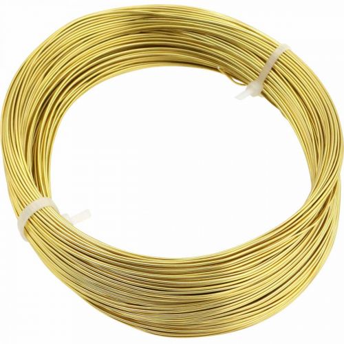 Produkt Drut aluminiowy Ø1mm Gold Deco Wire Okrągły 120g