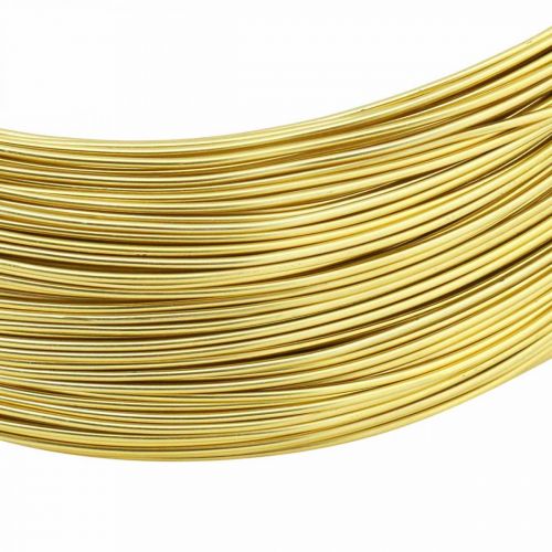 Produkt Drut aluminiowy Ø1mm Gold Deco Wire Okrągły 120g