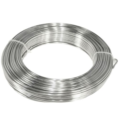 Drut aluminiowy drut dekoracyjny srebrny Ø3mm 1kg
