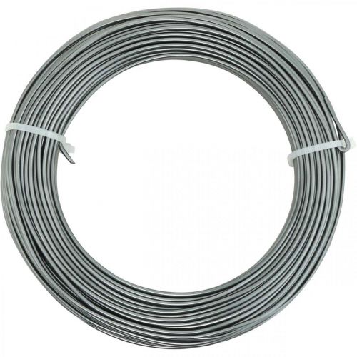 Produkt Drut aluminiowy Ø2mm antracytowy drut dekoracyjny okrągły 480g