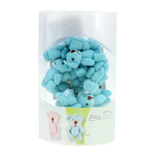 Produkt Zawieszka Miś jasnoniebieski 3,8cm 12 szt