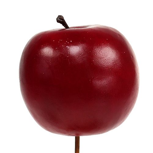 Floristik24 Sztuczne jabłko czerwone Ø7,5cm 6szt