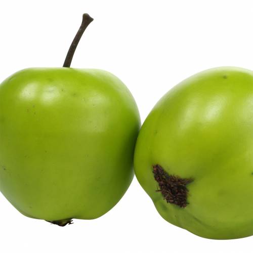 Ozdobne owoce mini jabłko sztuczne zielone 4,5cm 24szt
