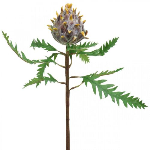 Produkt Deco karczoch fioletowa sztuczna roślina jesienna dekoracja Ø7,5cm W42cm