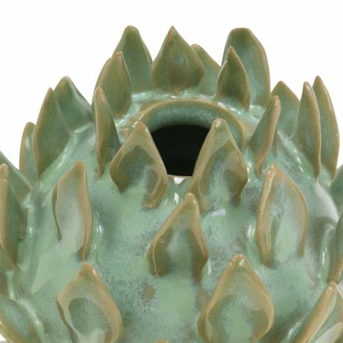 Floristik24 Dekovase Artikschocke Ceramic Green Ø9,5cm H9cm