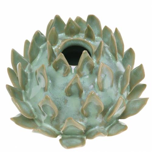 Floristik24 Dekovase Artikschocke Ceramic Green Ø9,5cm H9cm